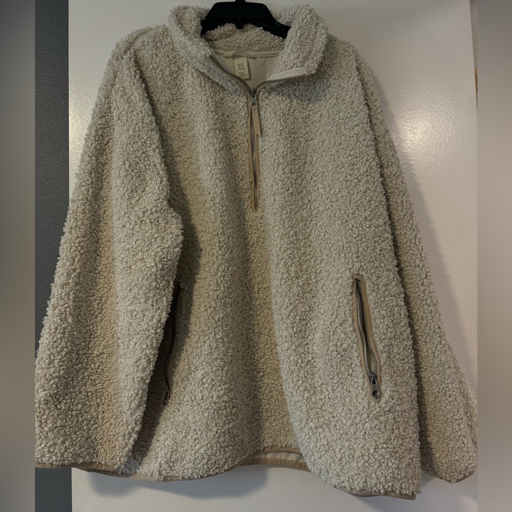 Teddy quarter zip sweater